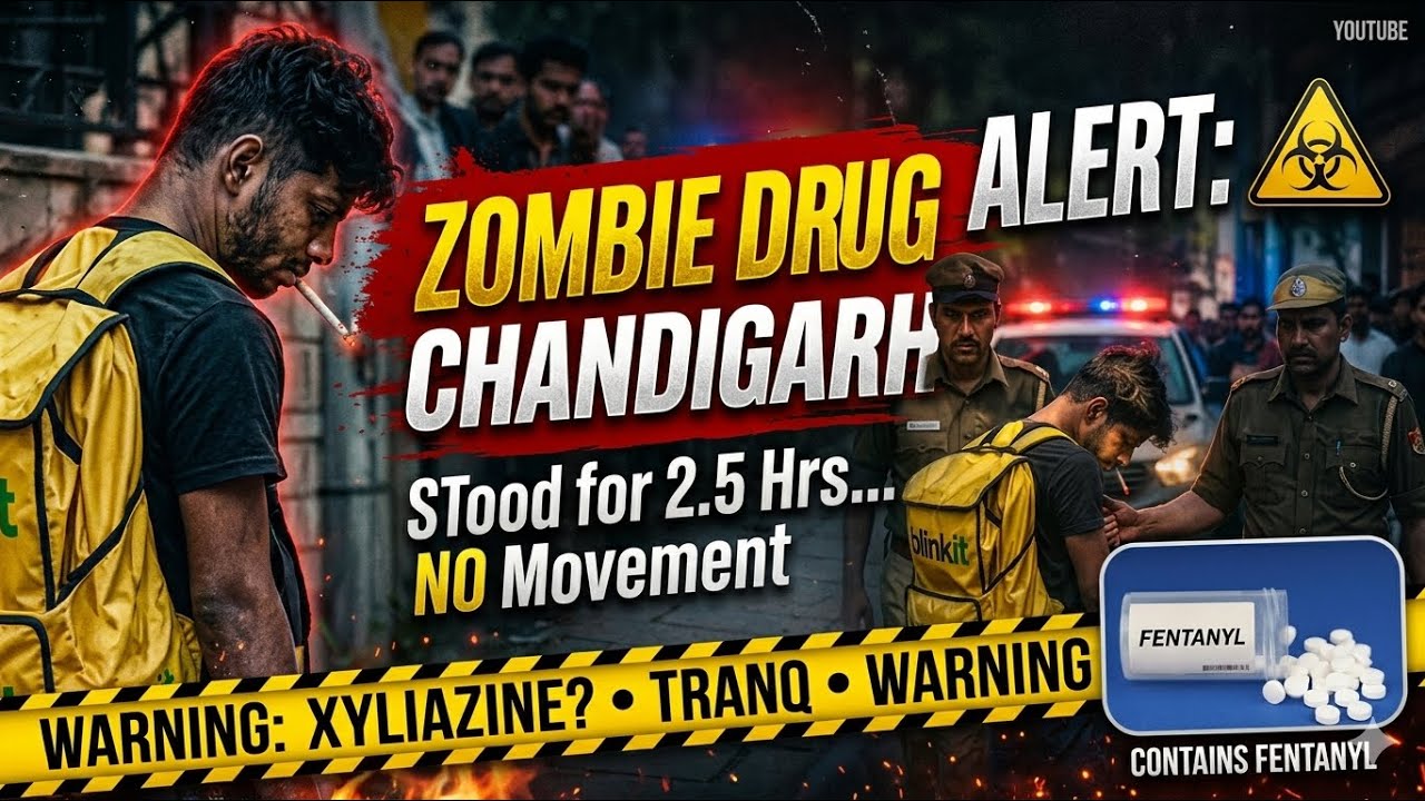 Chandigarh &ldquo;Zombie&rdquo; Incident: Is Fentanyl-Xylazine Entering India? | Sector 33B Mystery Explained
