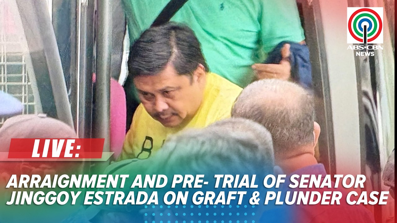 LIVE: Arraignment and Pre-Trial of Sen. Jinggoy Estrada on Graft Case | June 4, 2026
