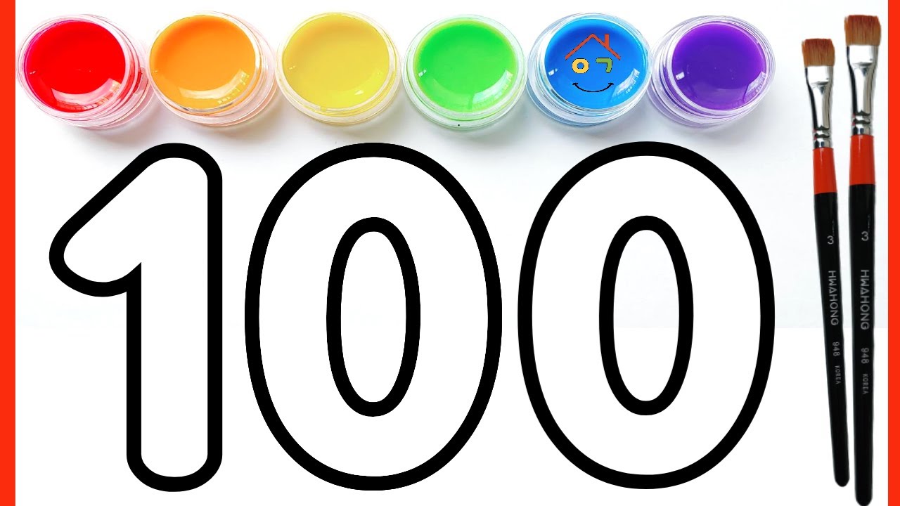 숫자 1에서 100까지 세기 | Counting 1 to 100 | 123 numbers | 123 for kids