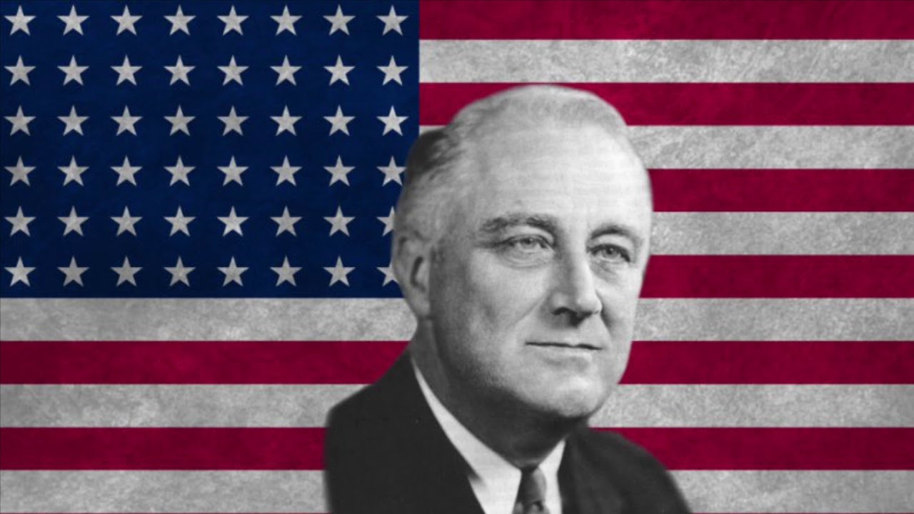 Franklin D Roosevelt campaign song “Row row row with Roosevelt”