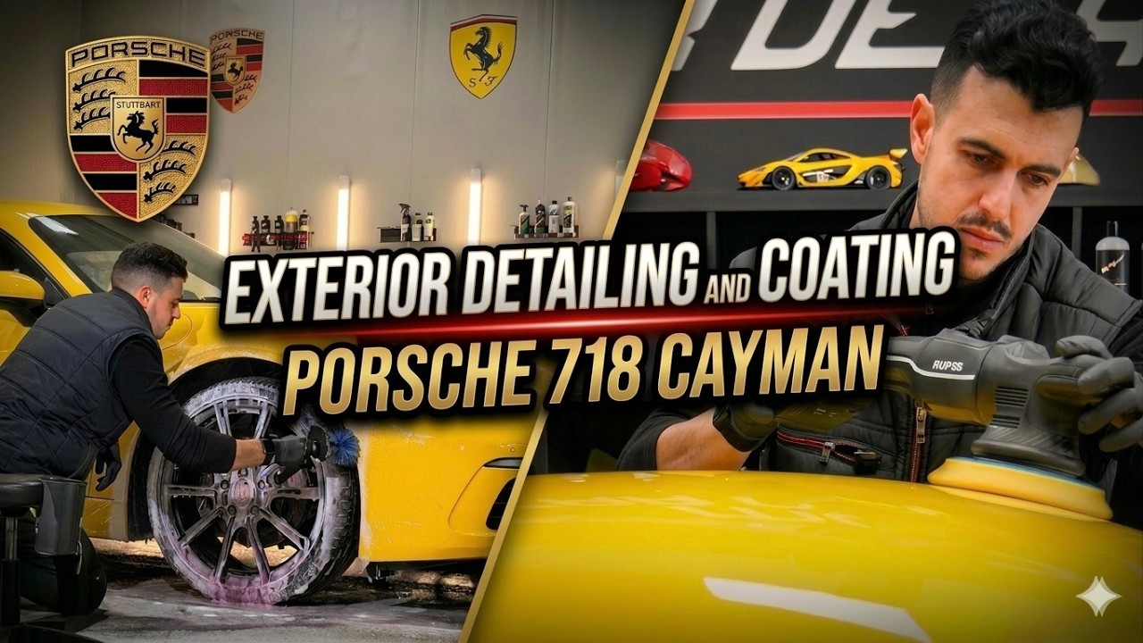 Exterior Detailing & Coating Porsche 718 Cayman  💎✨