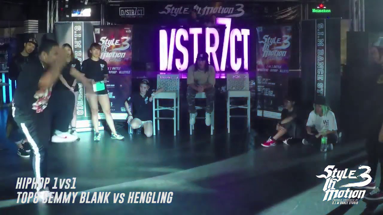 Semmy Blank (ID) vs Heng Ling (MY) / Hip Hop Top8-2 / Style In Motion 2015