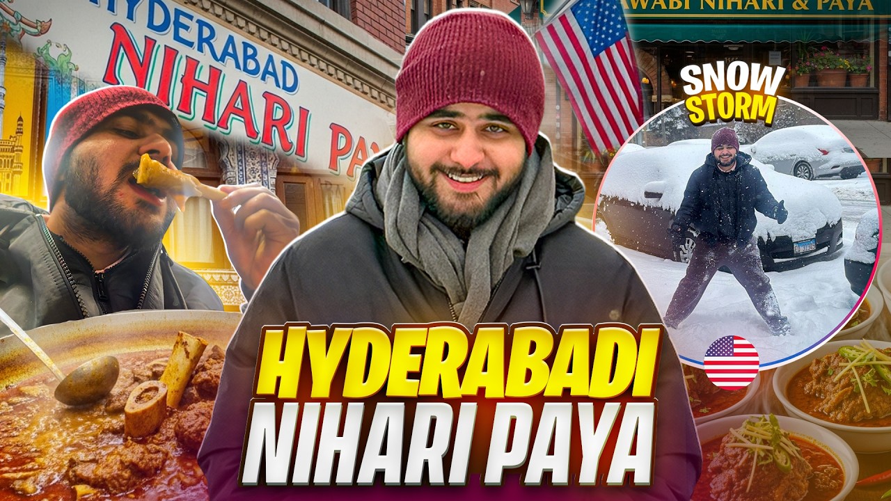 Hyderabadi Nihari paya 🤤 Padhte Baraf me 😍❄️