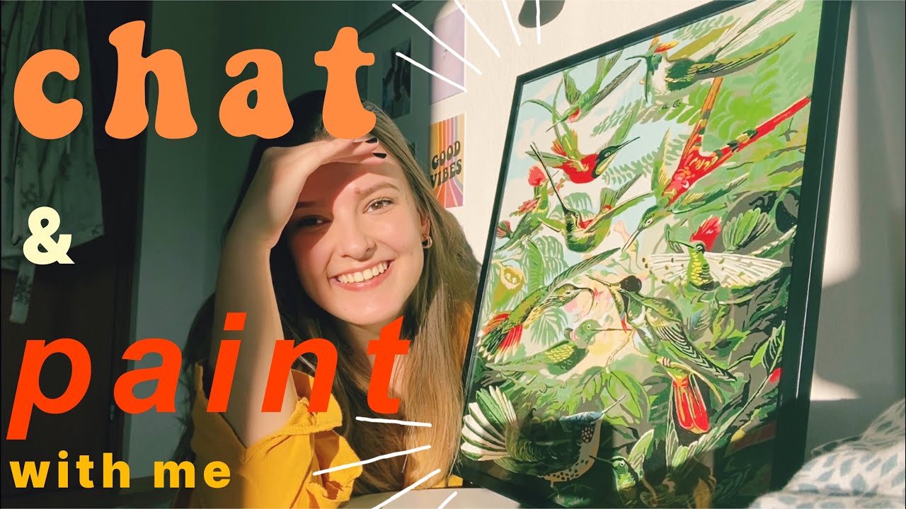 chat & paint with me 🌿 // Paint by Numbers