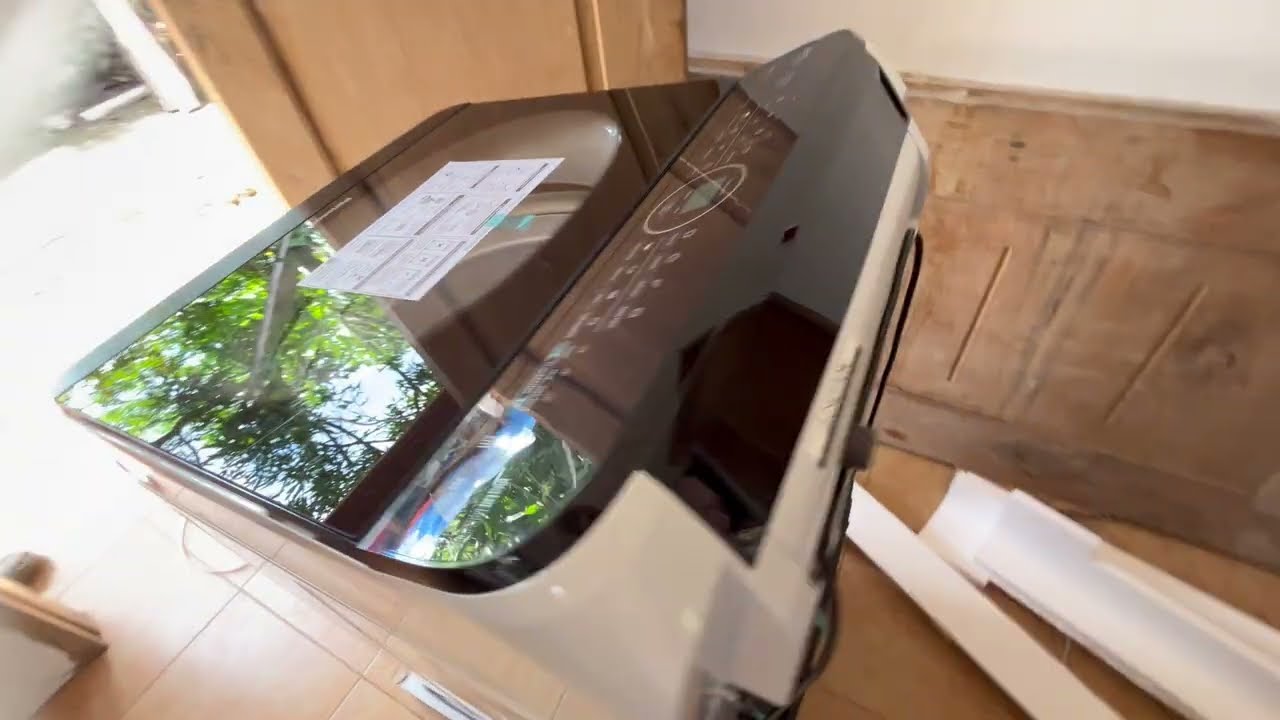 Unboxing my new automatic washing machine