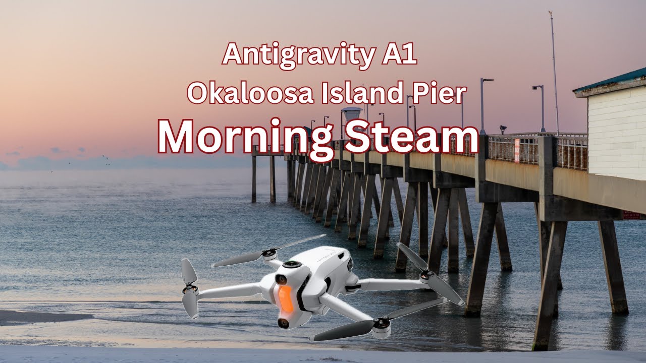 Steam coming off of the Gulf on Okaloosa Island