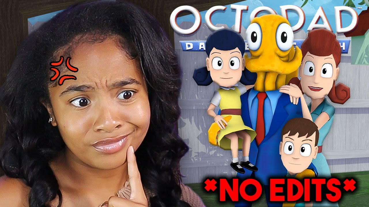 NO EDITING CHALLENGE on my new fav game! | Octodad