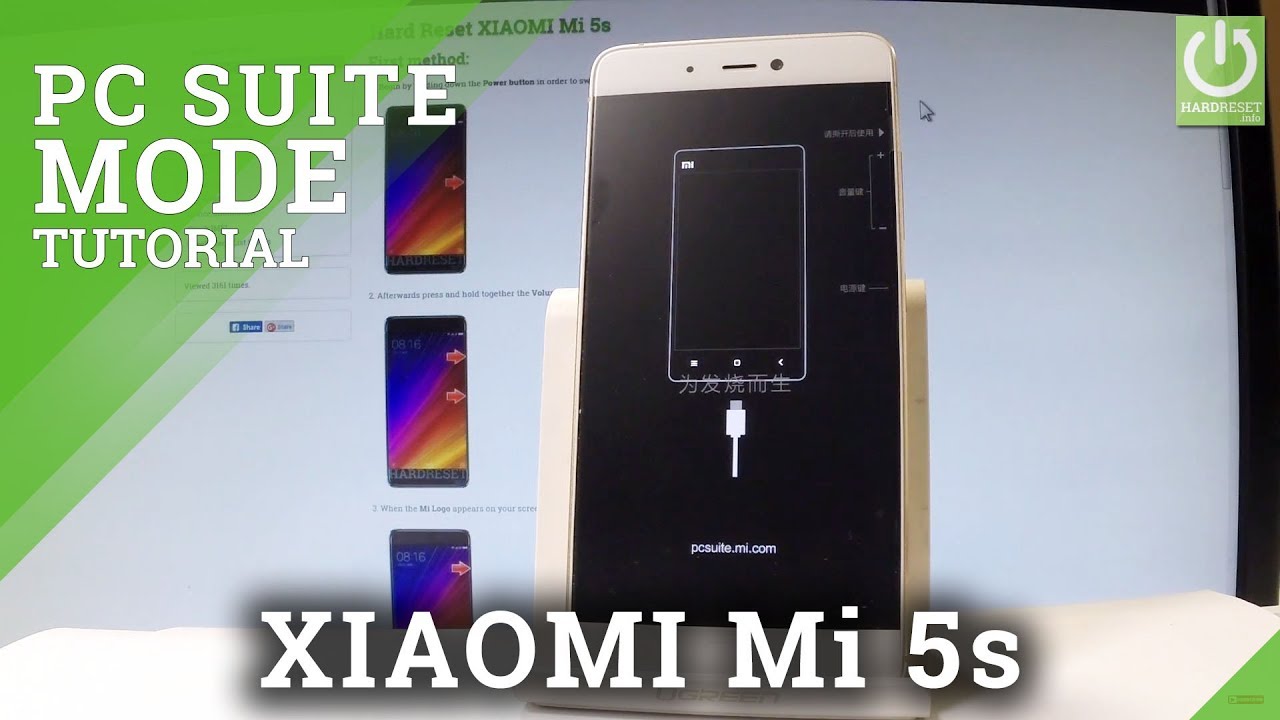 PC Suite Mode in XIAOMI Mi 5s - Enter & Quit Mi PC Suite