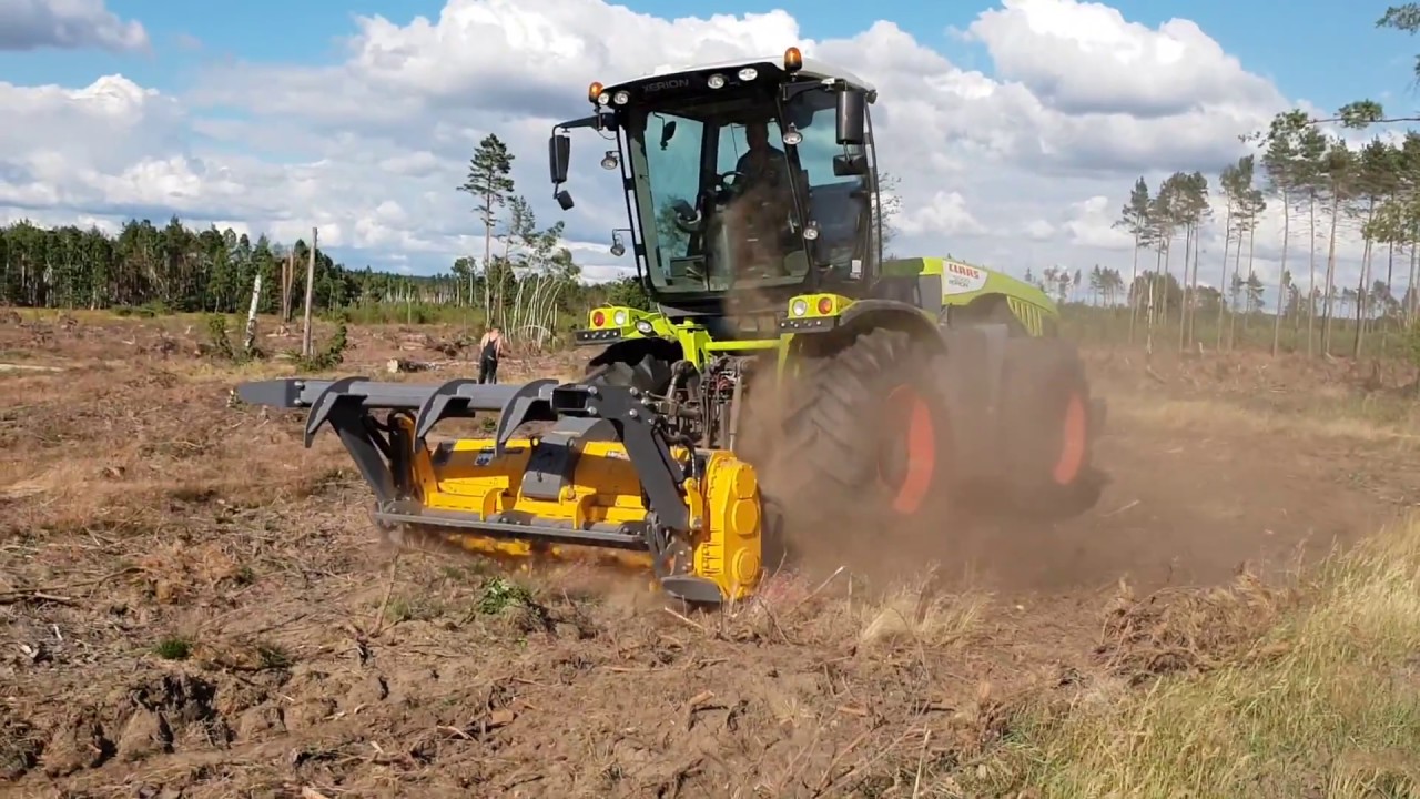 PTO Forestry mulcher and subsoiler MeriCrusher MJH-241 DTX in land clearing