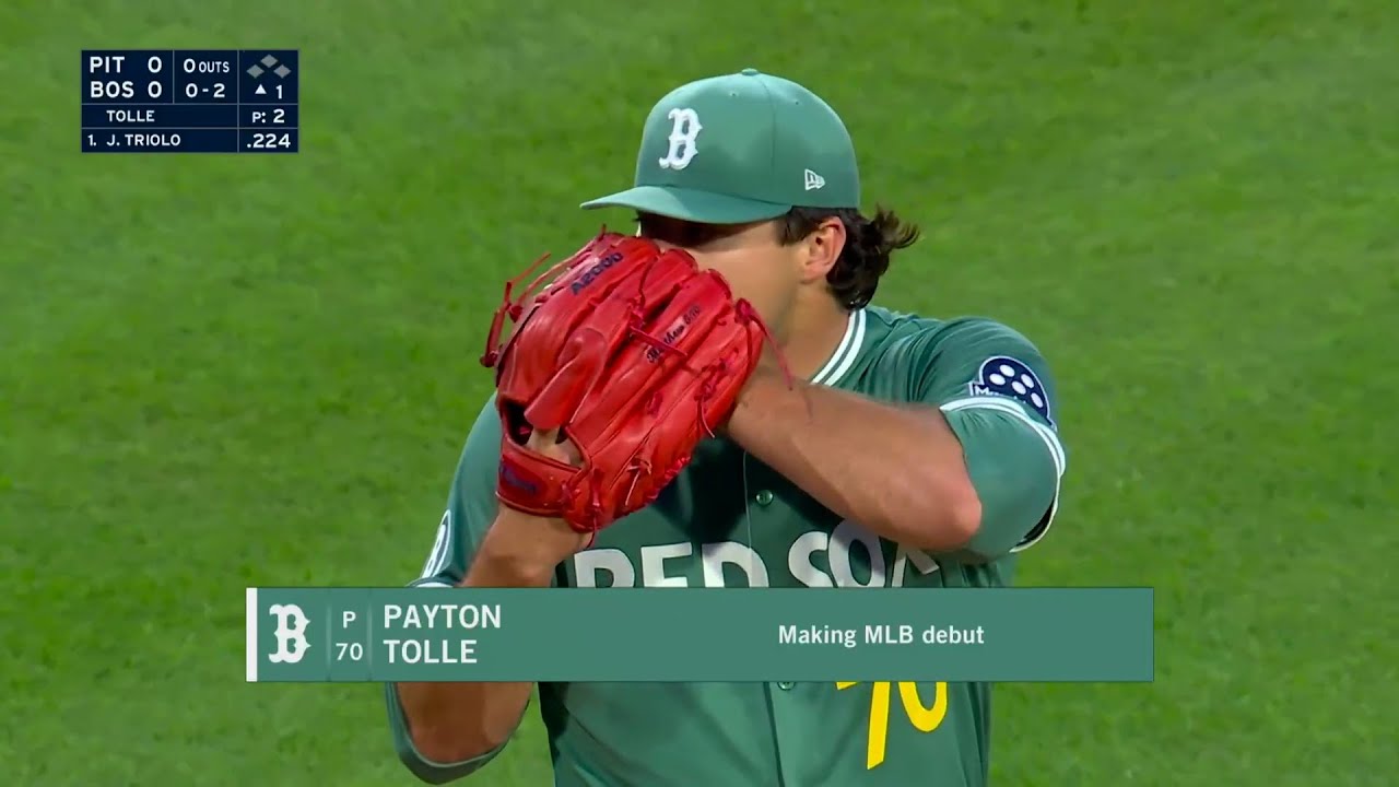Payton Tolle's 8 strikeouts in his terrific Major League Debut performance vs the Pirates!