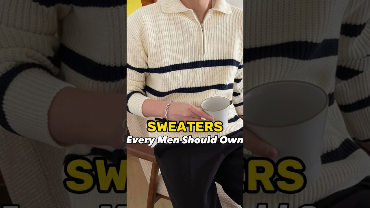 3 SWEATERS Every MEN SHOULD HAVE ✅ | Mens Fashion 🔥#shorts #viral #winterfashion #sweater