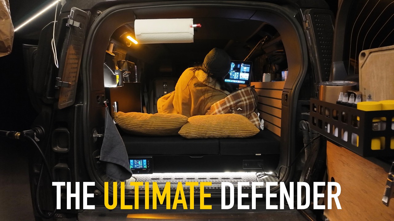 Ultimate New Defender 110 Camper - Desert Camping in a Luxury Land Rover Off-Grid Overland Build