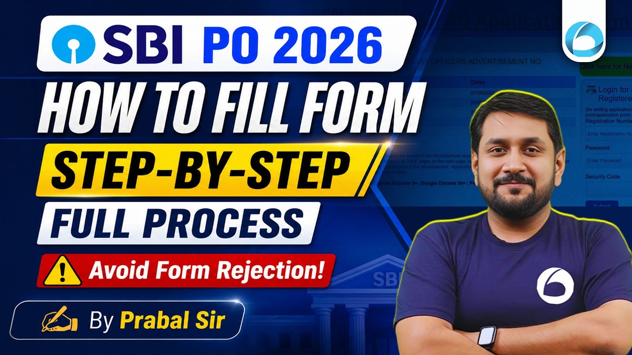 How To Apply SBI PO Online Application Form 2026 | SBI PO Form Fill UP Process & Guide | Oliveboard