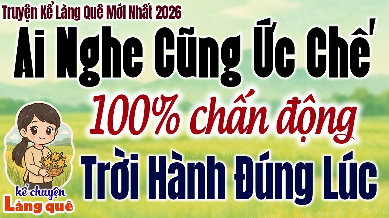 Ai nghe cũng ức chế: 100% chấn động - TRỜI HÀNH ĐÚNG LÚC - Kể chuyện làng quê 2026