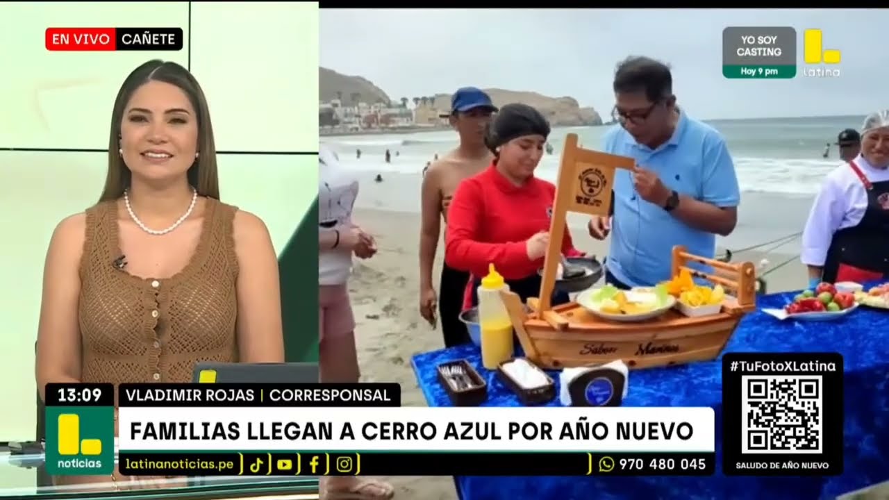 Así se preparan en Cerro Azul para recibir el año  nuevo.