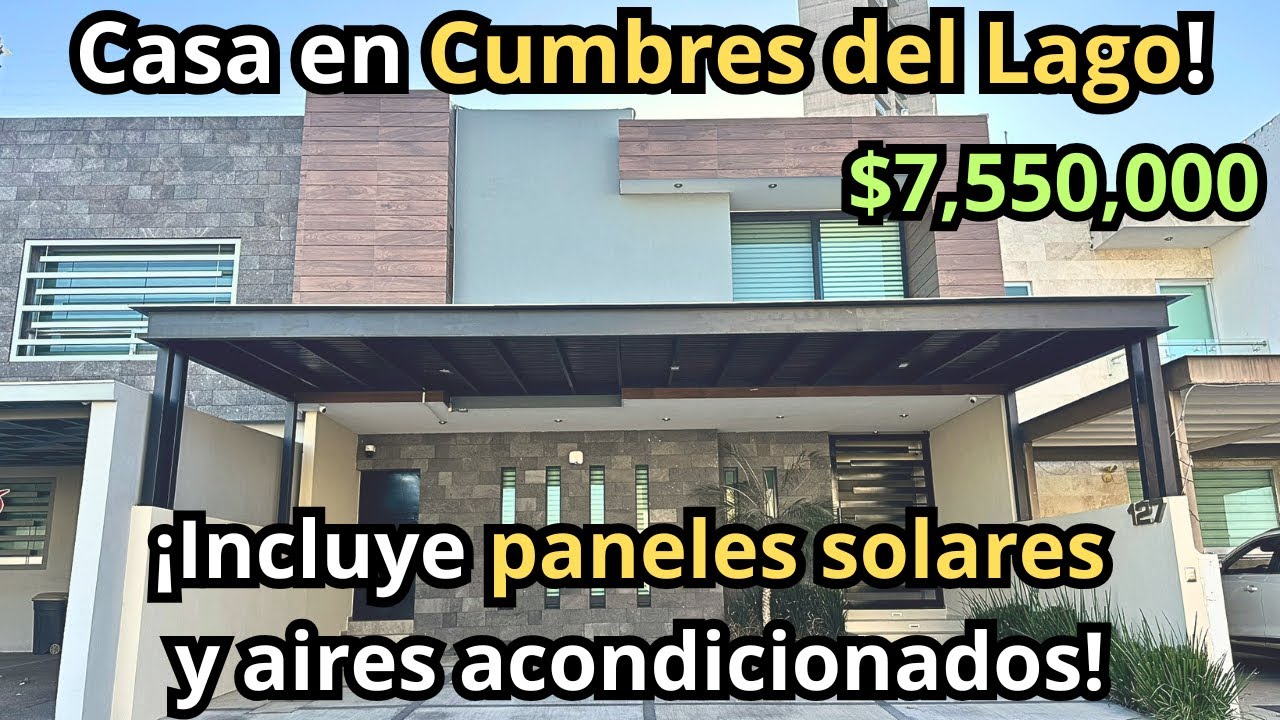 Residencia en Cumbres del Lago, Querétaro. Con Paneles solares! $7,550,000