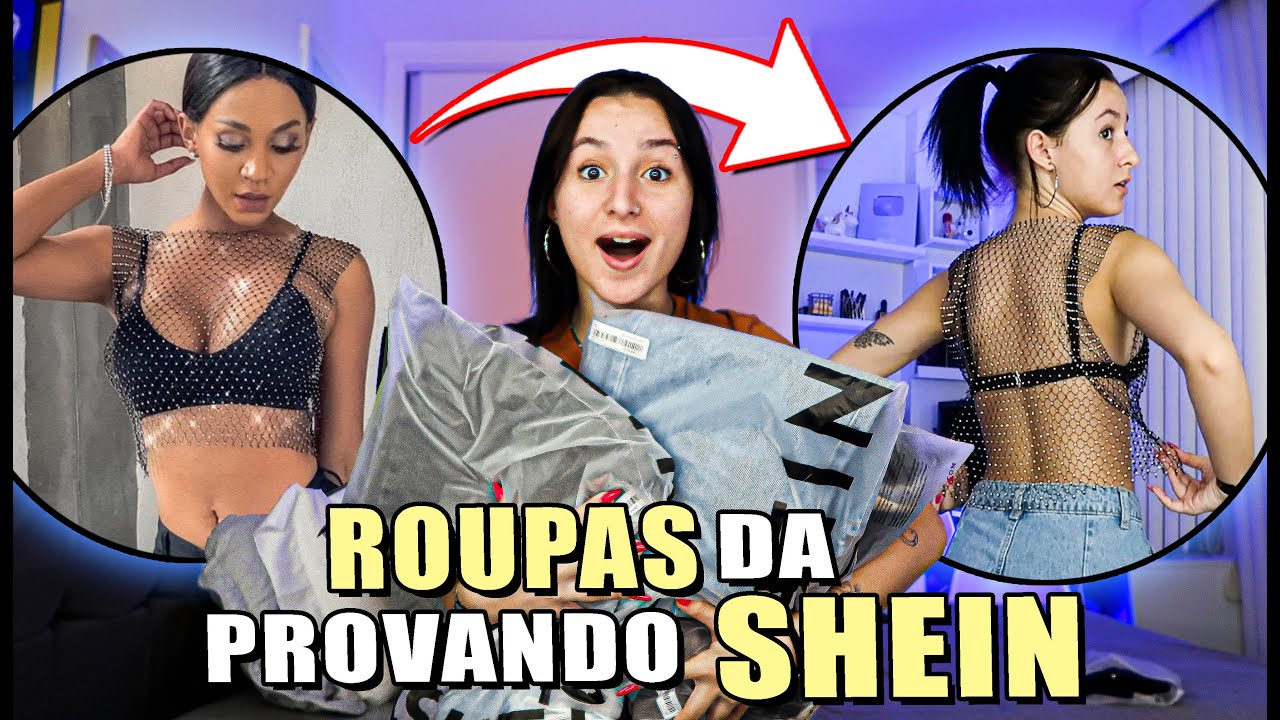 PROVANDO ROUPAS DA SHEIN!