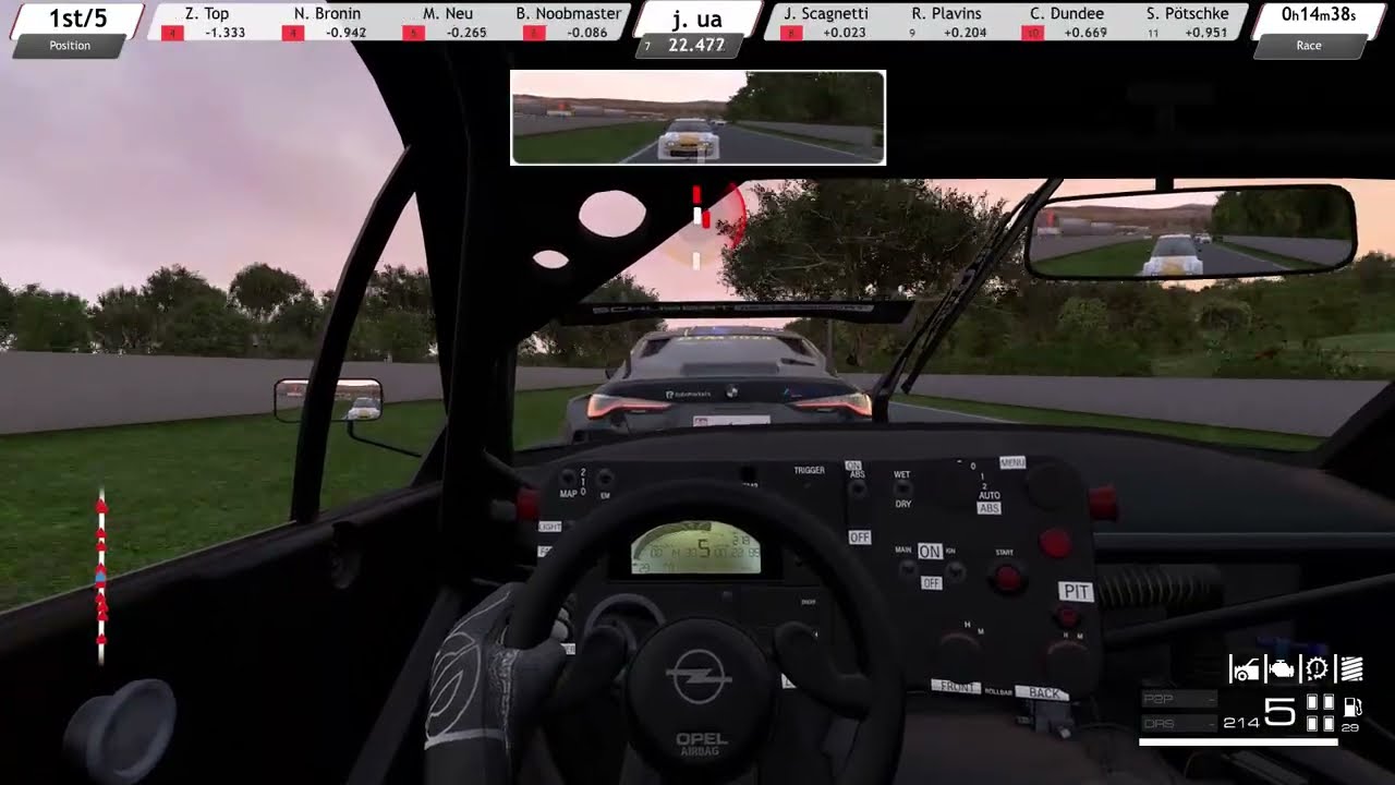 Back in the old Opel =) RaceRoom Racing (Bathurst) daily race on Opel Calibra V6 DTM