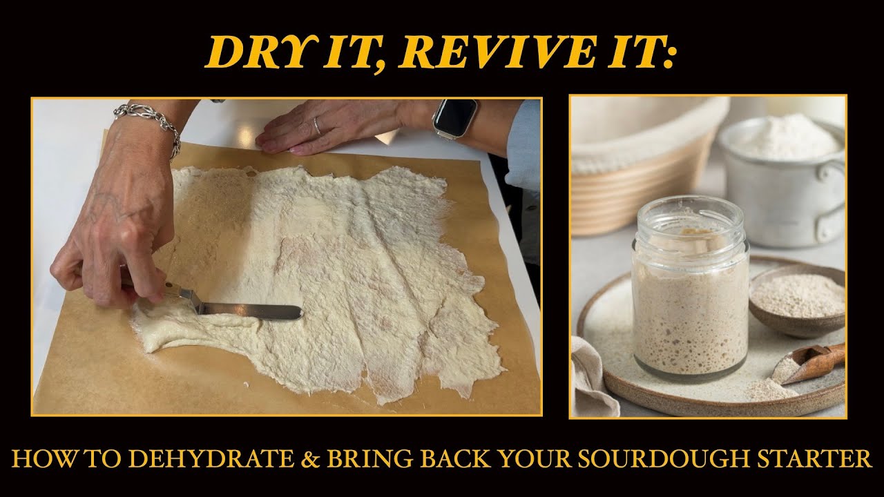 Dry It, Revive It:  How to Dehydrate & Bring Back Your Sourdough Starter