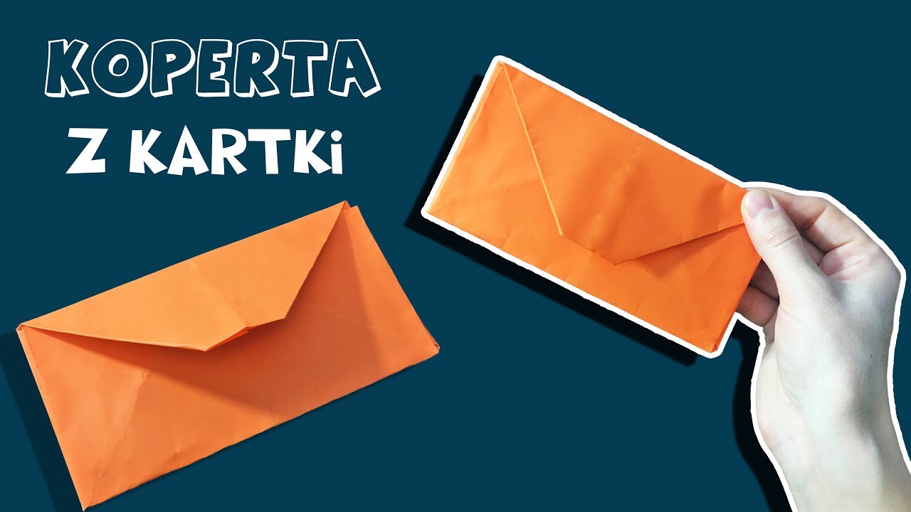 Jak zrobić kopertę? Poradnik - krok po kroku - koperta DIY ***PAPER ENVELOPE