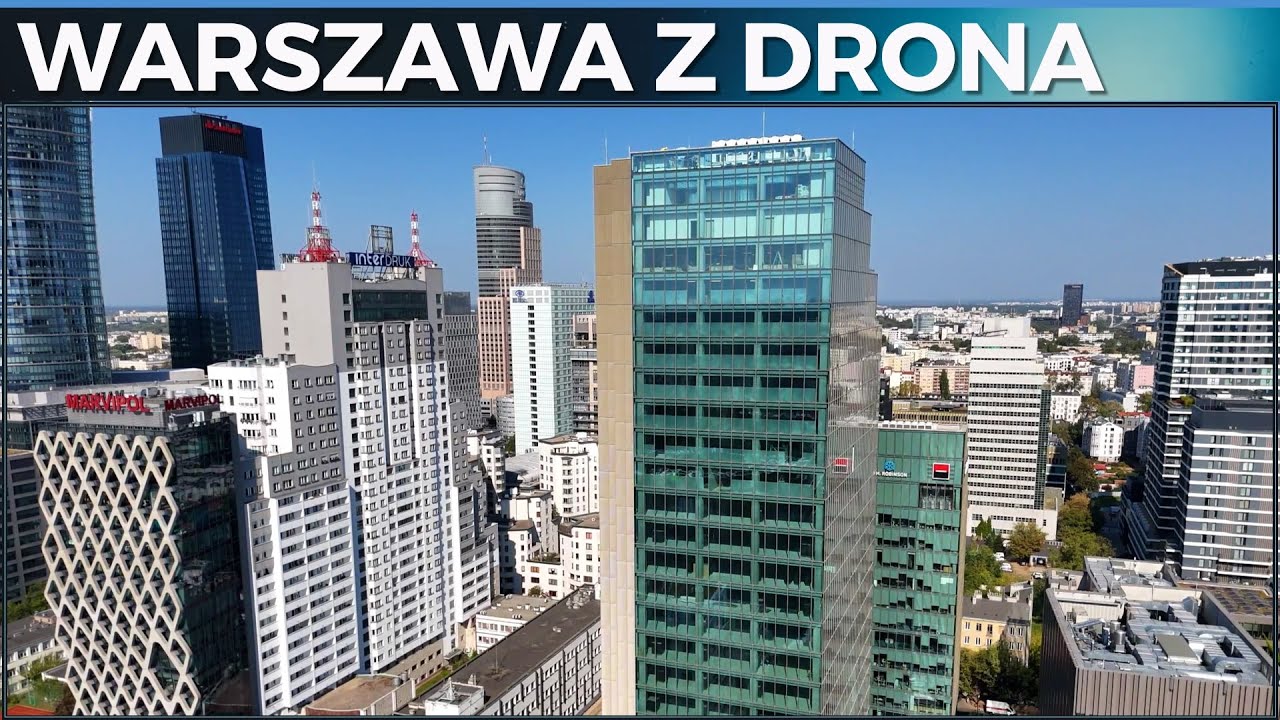 Warszawa z drona [koniec lata 2025]