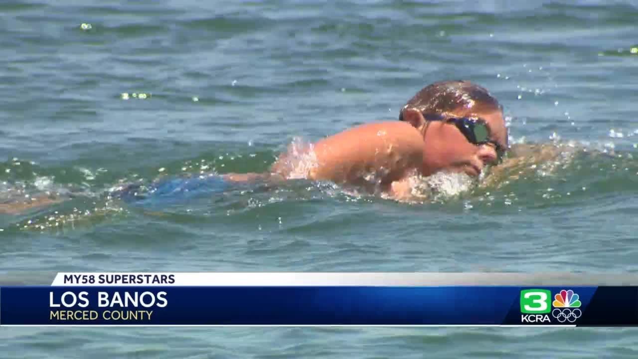 My58 Superstar: James Savage, 14, is youngest to swim Lake Tahoe Triple Crown