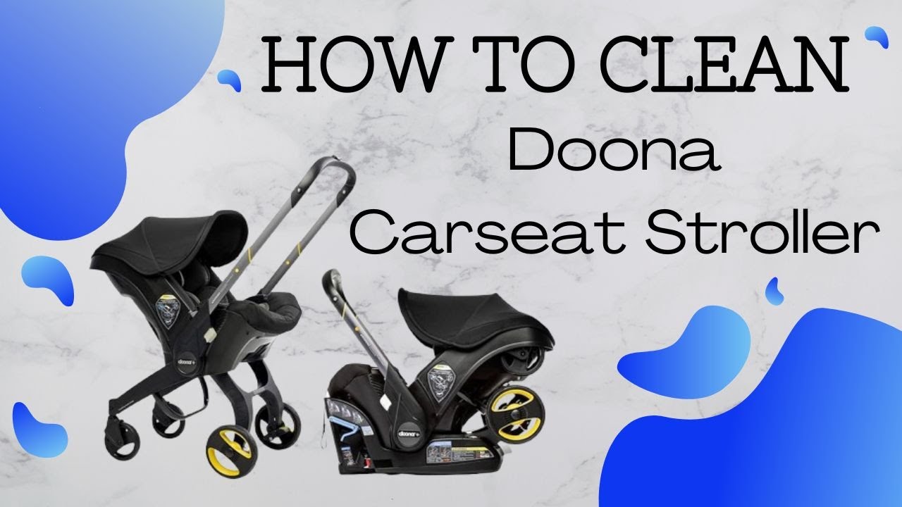 Как снять тканевые части и надеть их обратно на автокресло Doona Stroller!