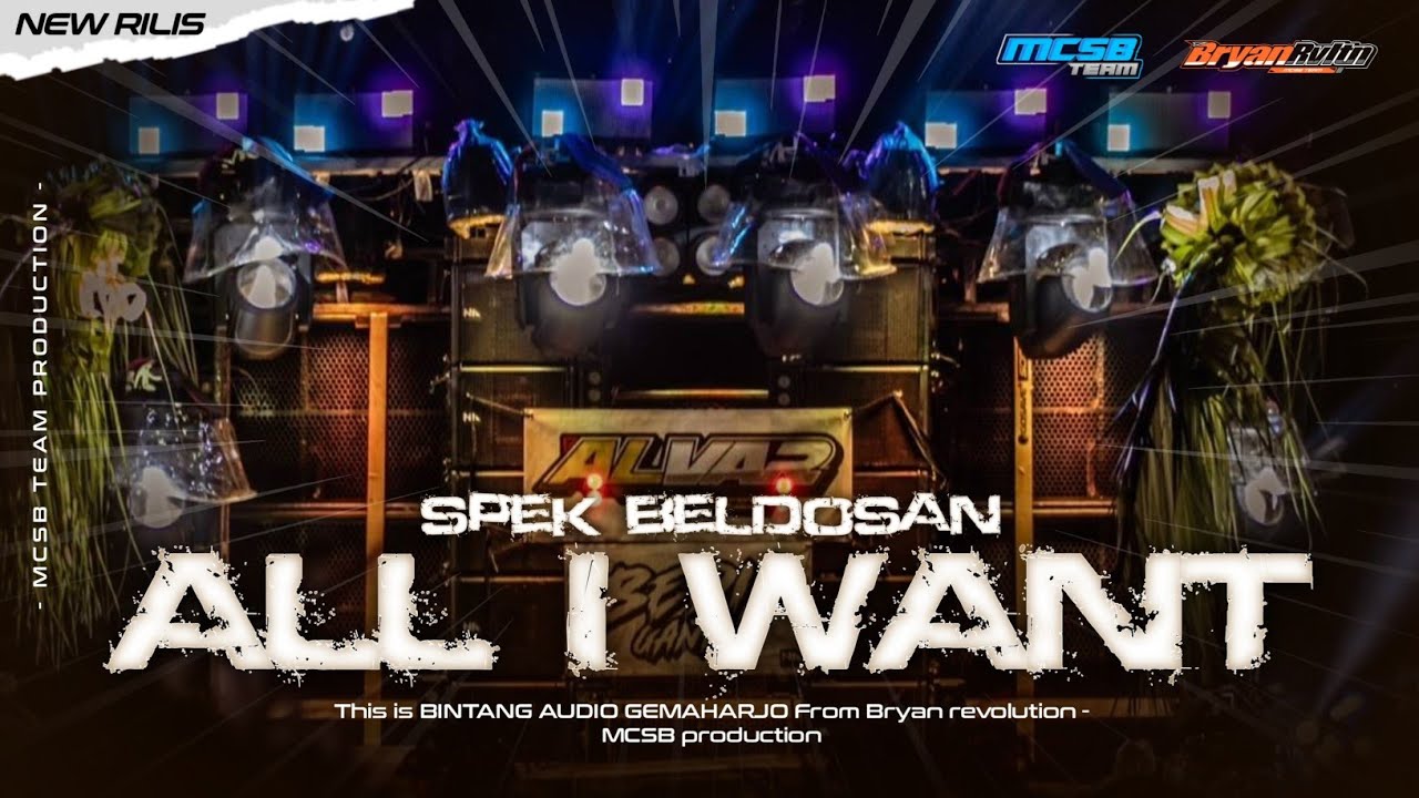 DJ ALL I WANT PARTY SPEK BELDOSAN‼️ BY MCSB TEAM PRODUCTION