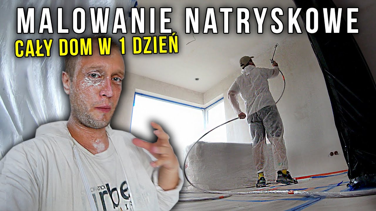 Pomalowałem cały dom w 1 dzień | Malowanie Natryskowe Agregatem | Fox Corner