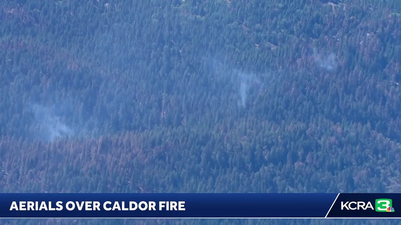LiveCopter 3 has aerials over the Caldor Fire that has prompted evacuations for thousands