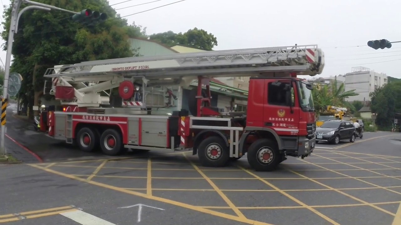 EU Aerial Platform Fire Truck vs American Ladder Truck