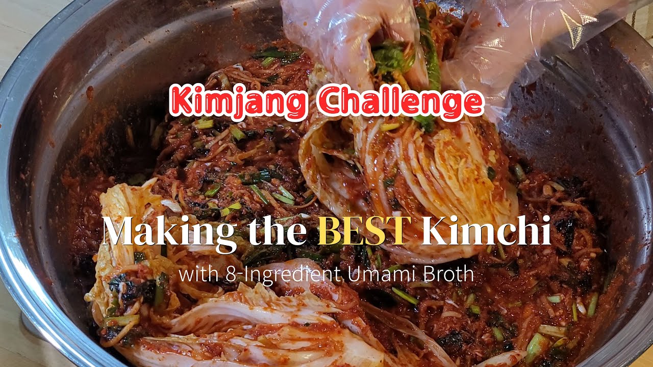 [Kimjang Challenge] Winter Essential! Making the BEST Kimchi with an 8-Ingredient Umami Broth.