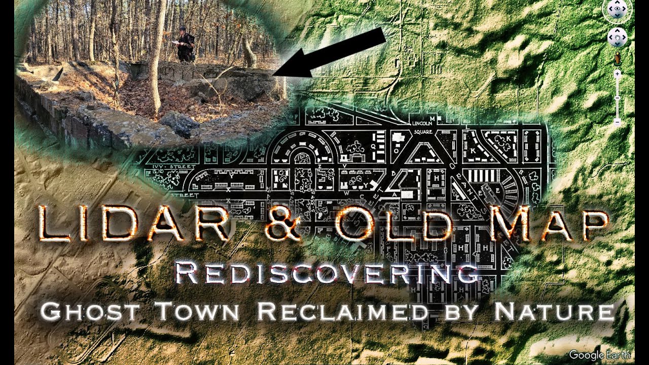 LIDAR & Old Village Map Discoveries of This Ghost Town That Nature Reclaimed
