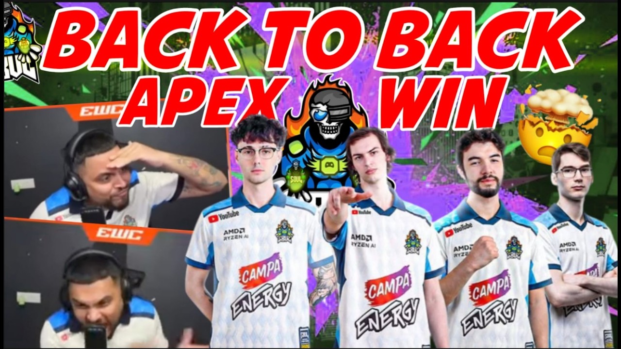 CRAZIEST REACTION ON S8UL APEX BACK TO BACK WIN | EWC2026 | 🚀