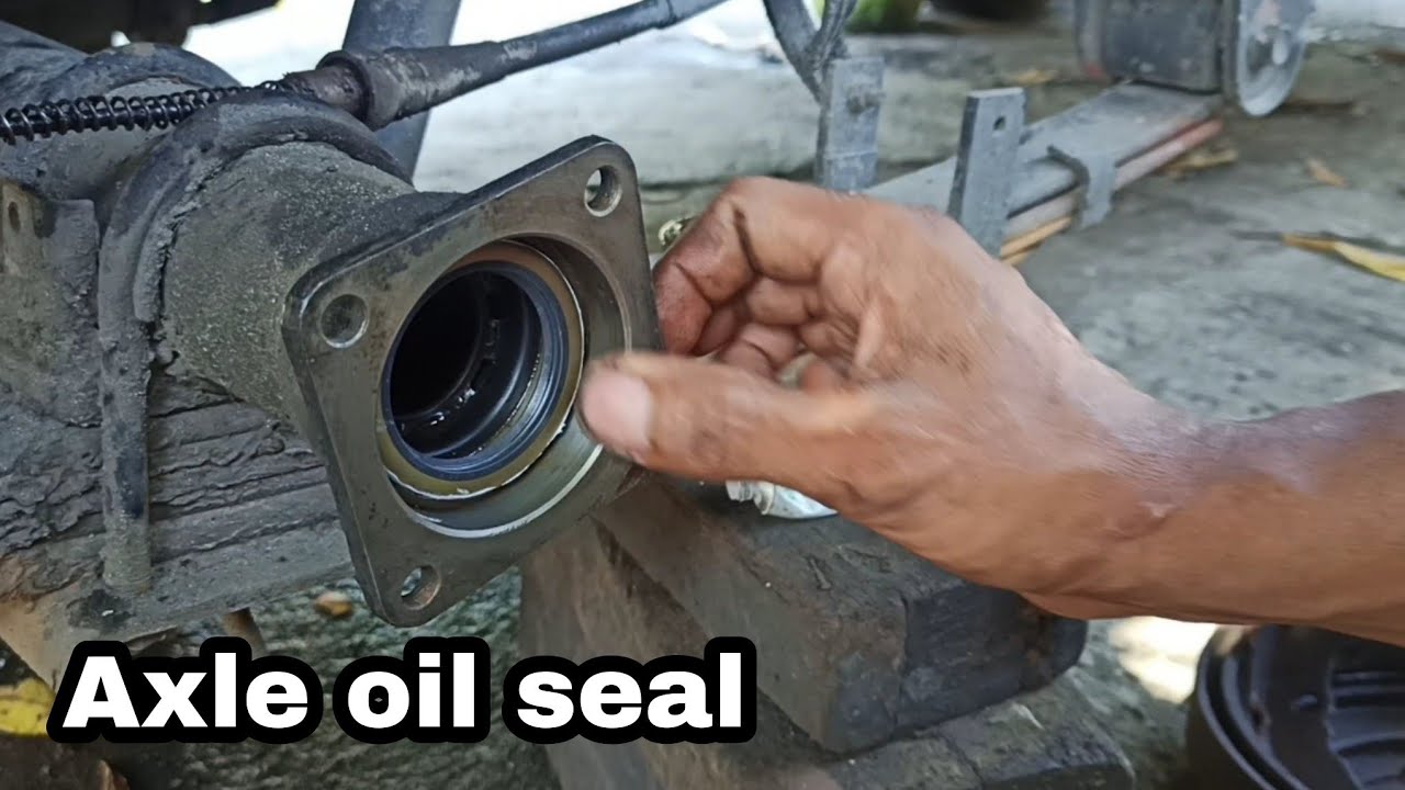 how to replace axle oilsea | Multicab