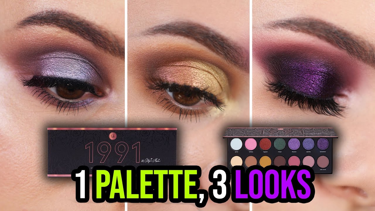 3 Looks mit MEINER PALETTE! Bh Cosmetics x Alycia Marie 1991 Palette! 🤩