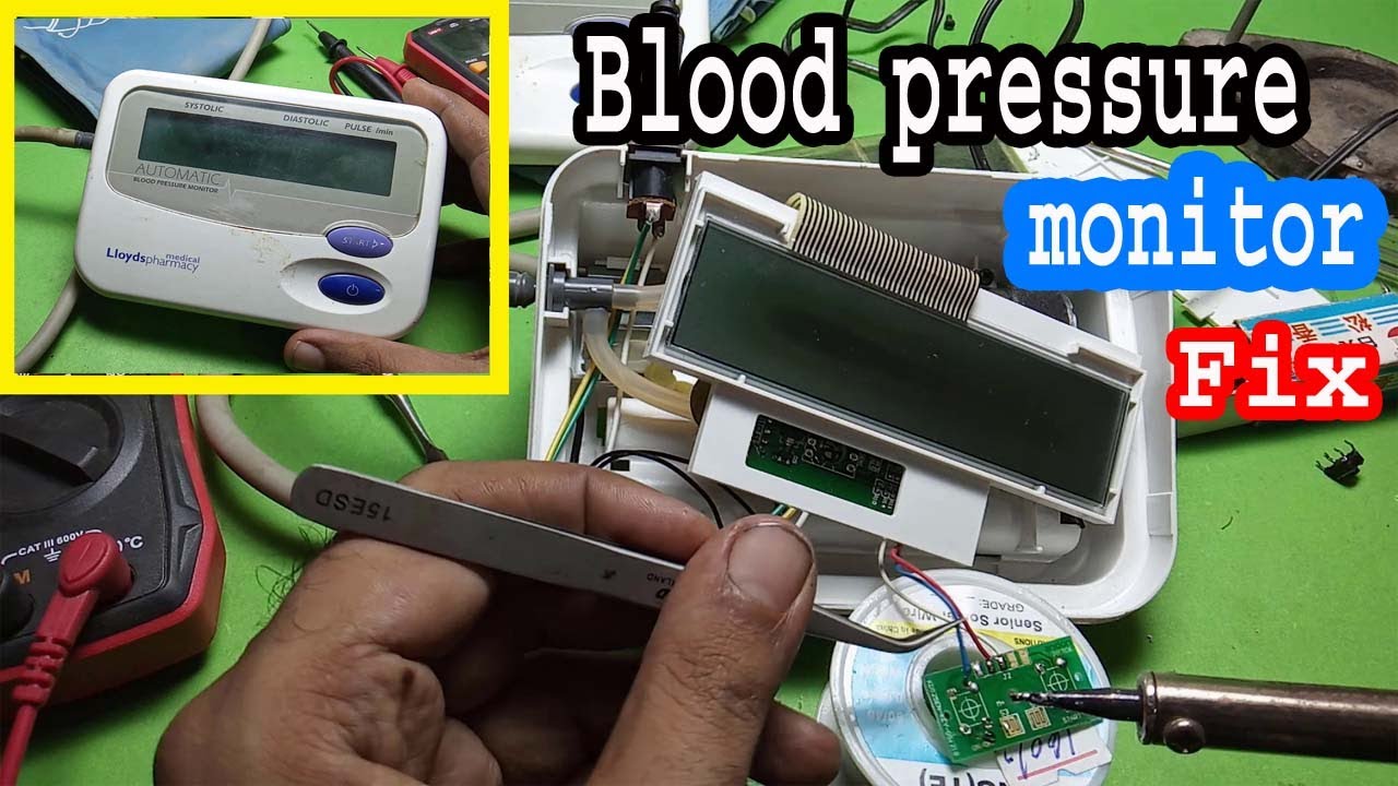 Repair blood pressure/ BP monitoring machine electronics