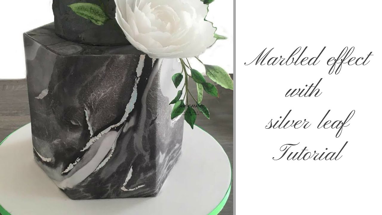 Marble Wedding Cake PART 1 - How to make MARBLED EFFECT | by Ilona Deakin at Tiers Of Happiness