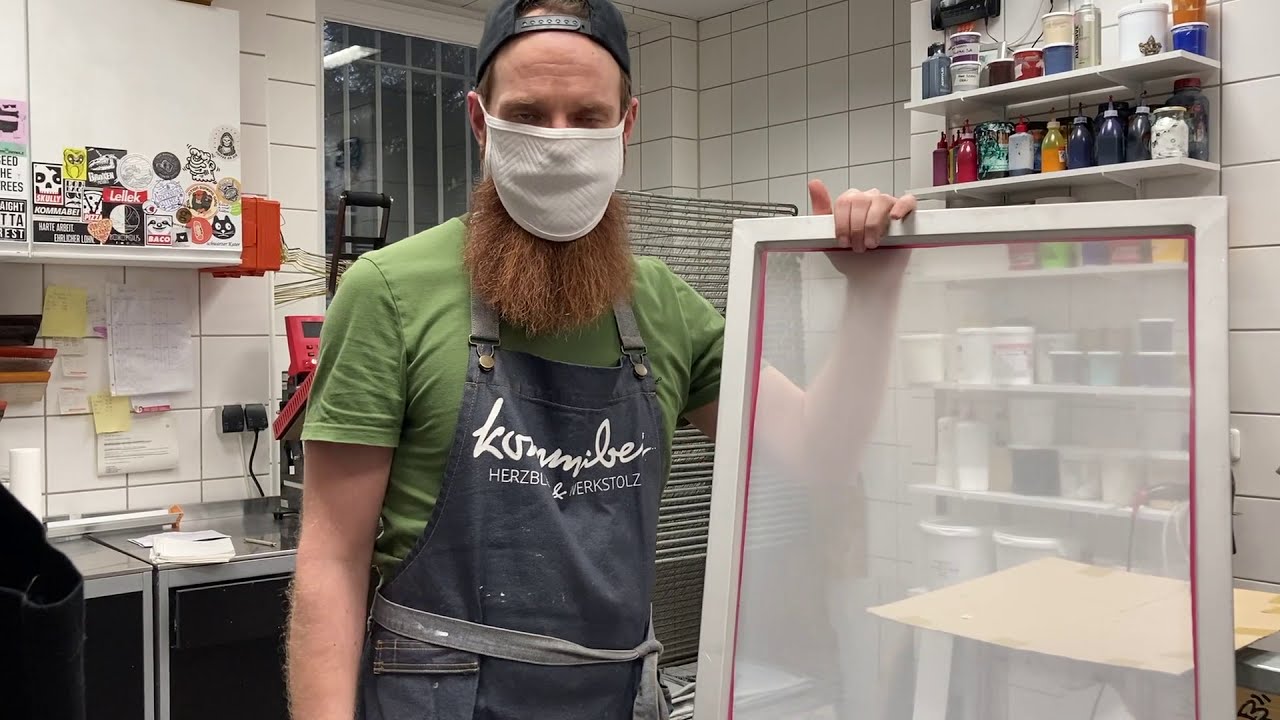 Siebdruckverfahren kurz erklärt
