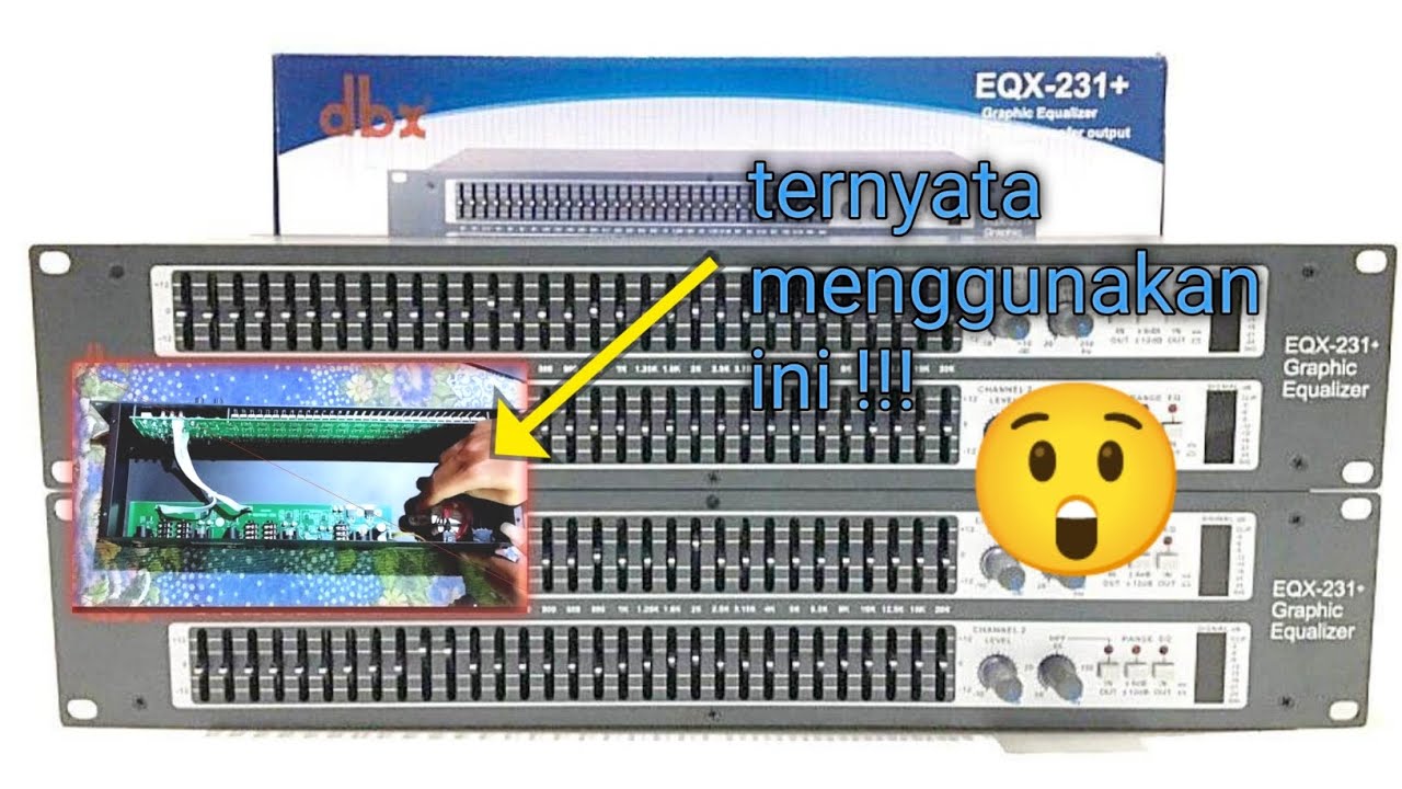 ternyata didalamnya terdapat ini !! bongkar EQ dbx 231+ #soundviral2023 #dbx231