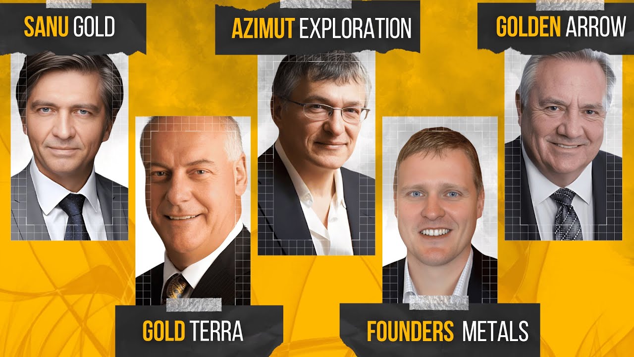 Sanu Gold (SANU), Golden Arrow (GRG), Gold Terra (YGT), Azimut (AZM), Founders Metals (FDR)| CEO BBQ