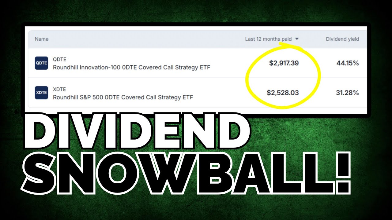 Is Dividend Income Really This Easy? (QDTE & XDTE)
