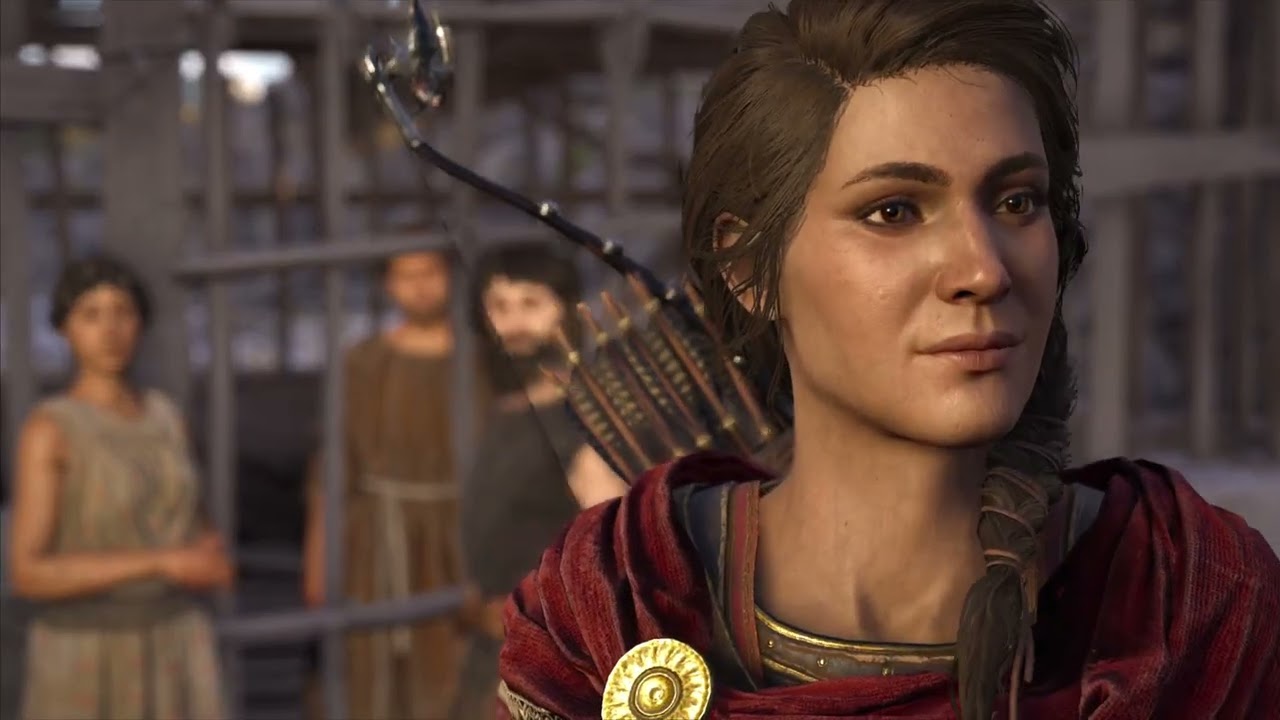 Assassin's Creed Odyssey 18 - serpent's lair. so the whole bloodline is resistant to fall damage?