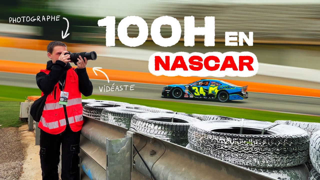100H dans la Vie d'un Photographe en Nascar