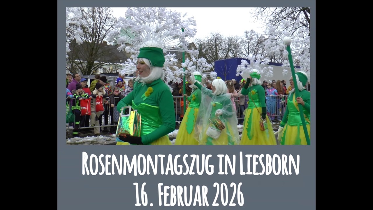Rosenmontagszug 2026 in Liesborn am 16. Februar 2026