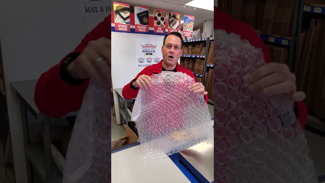 Bubble wrap tips