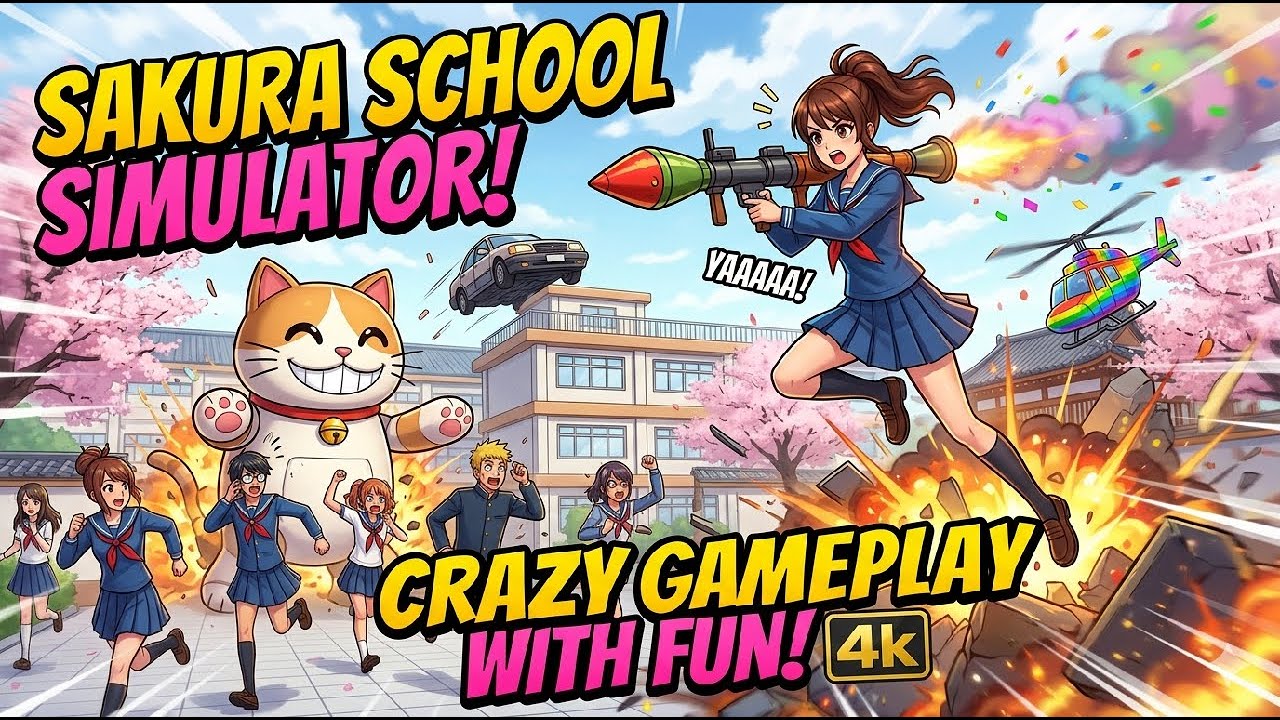 SAKURA School Simulator Gameplay || How to play Sakura School Simulator #gaming