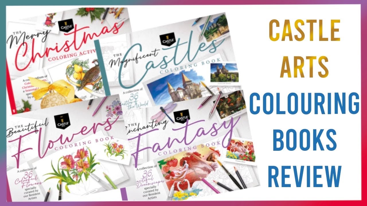 Castle Arts Colouring Books | Review