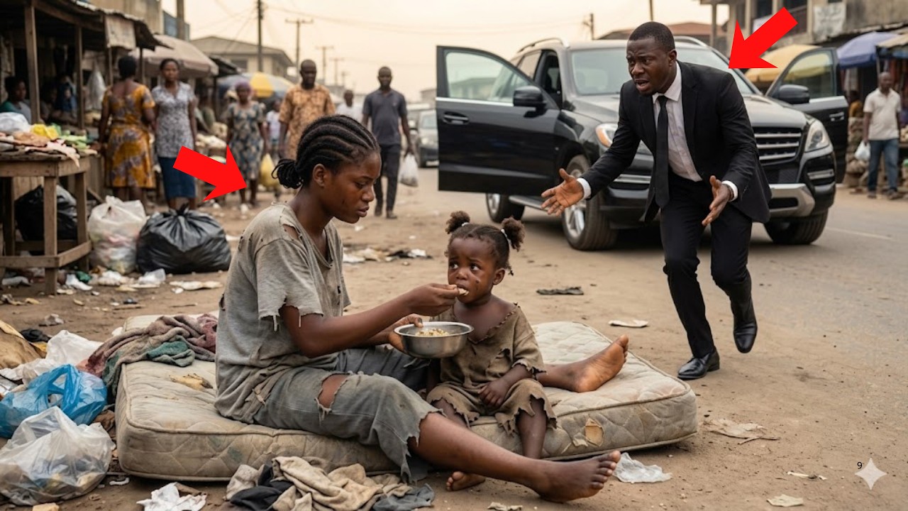 Billionaire found his lost girlfriend & her child eating from trash unaware the child was his own