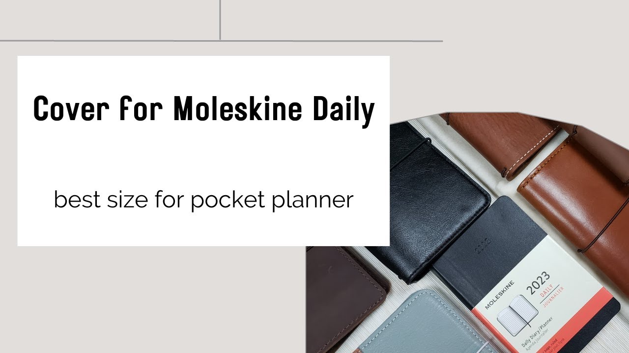 Best Cover for Moleskine Pocket Daily Planner - Chic Sparrow, Moterm, Carpe Diem